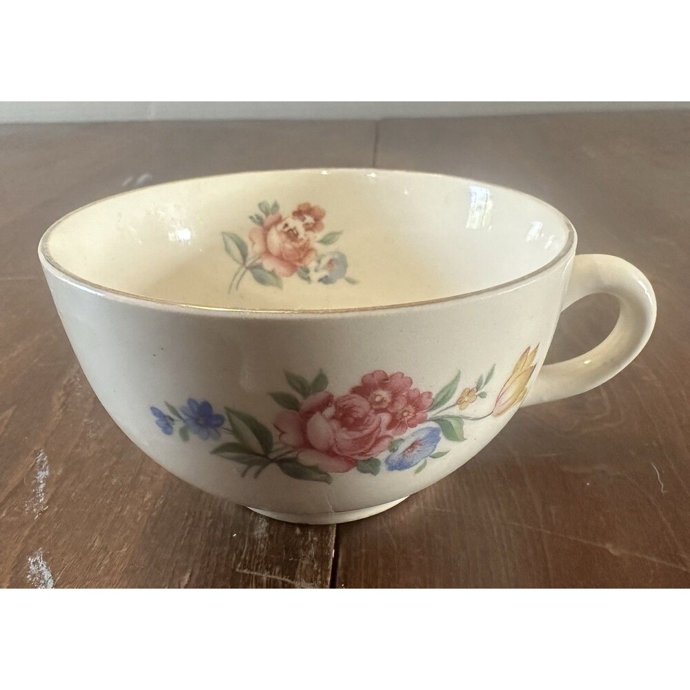 Floral Ceramic Teacup Unbranded Great Condition Preowned